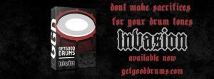 Nouvelle pub incroyable pour GetGood Drums – Invasion