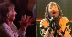 Slipknot : Une grand-mère s’éclate dans le public