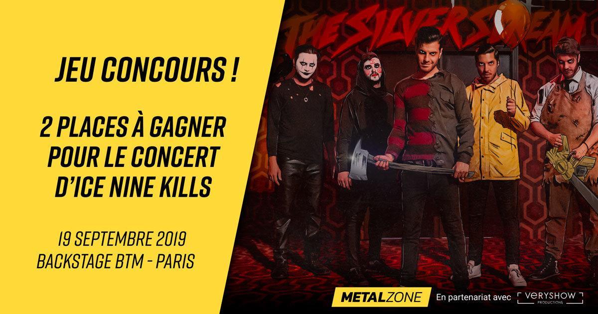 Tentez de gagner vos places pour le concert d&rsquo;Ice Nine Kills !