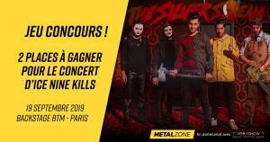 Tentez de gagner vos places pour le concert d&rsquo;Ice Nine Kills !
