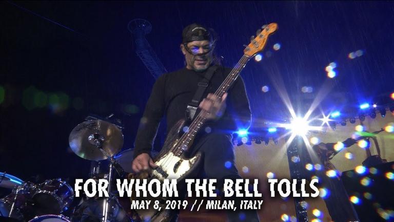 Metallica partage une vidéo live de For Whom The Bell Tolls à Milan