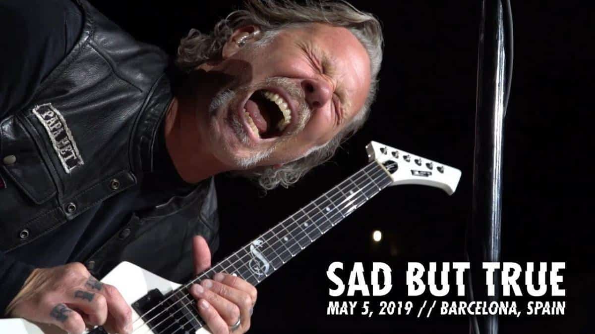 Metallica sort une vidéo live de Sad But True à Barcelone
