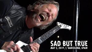 Metallica sort une vidéo live de Sad But True à Barcelone