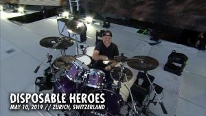 Metallica publie une vidéo live de Disposable Heroes à Zurich