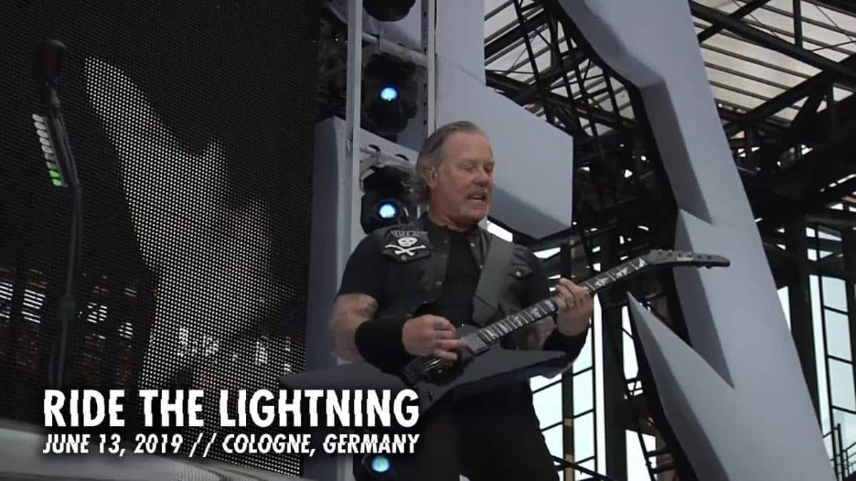 Metallica diffuse une vidéo live de Ride The Lightning à Cologne