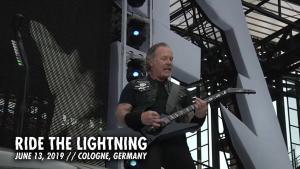 Metallica diffuse une vidéo live de Ride The Lightning à Cologne