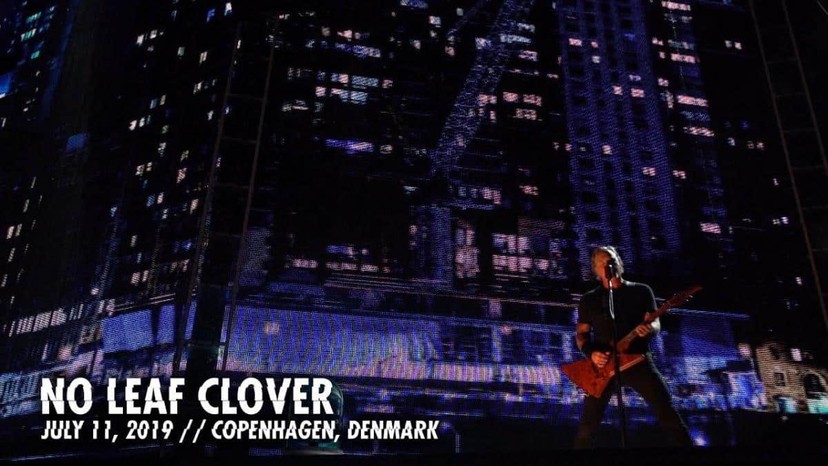 Metallica publie une vidéo live de No Leaf Clover à Copenhague
