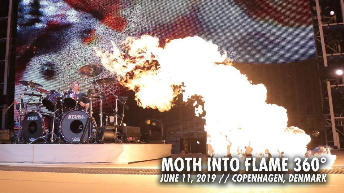 Metallica sort une vidéo live 360° de Moth Into Flame à Copenhague