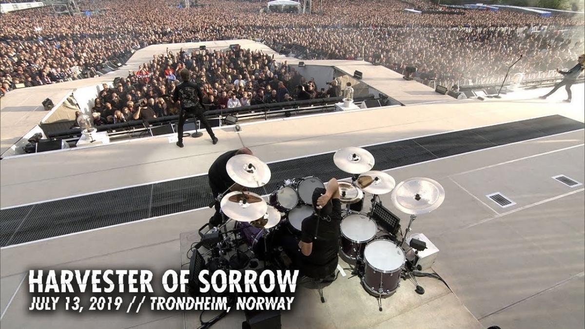 Metallica publie une vidéo live de Harvester Of Sorrow à Trondheim