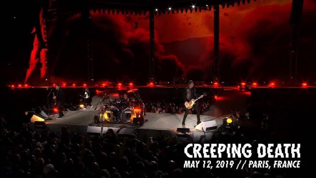 Metallica publie une vidéo live de Creeping Death à Paris