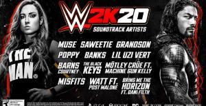 Muse, Bring Me the Horizon, The Misfits, Motley Crue et Poppy feront partie de la bande son du jeu vidéo WWE 2K20