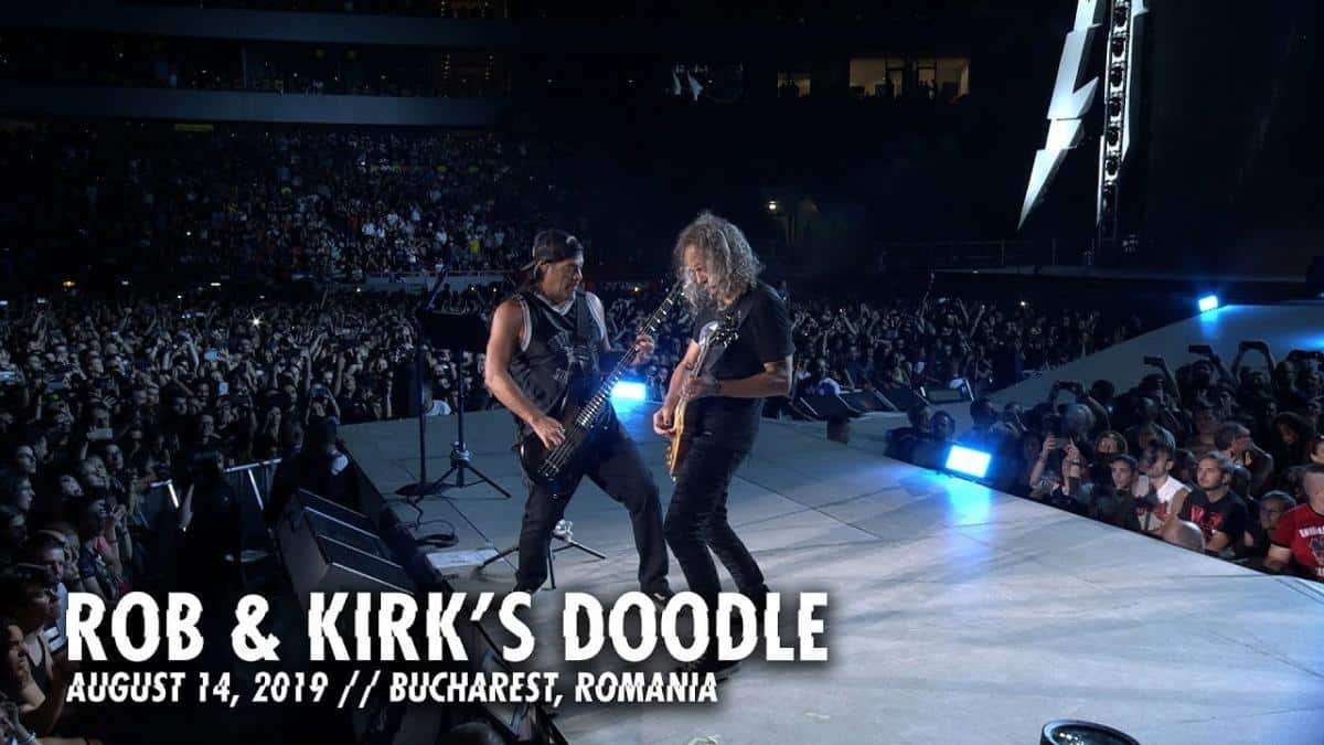 Metallica partage un nouveau doodle de Rob & Kirk à Bucarest