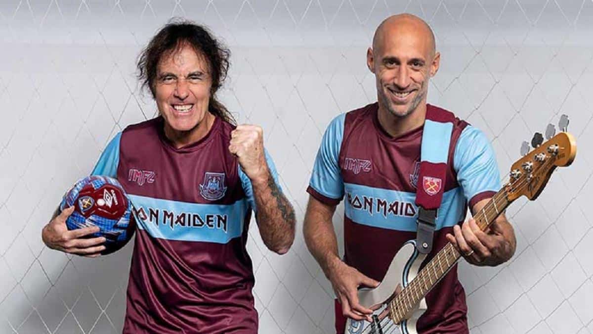 Iron Maiden se met au foot