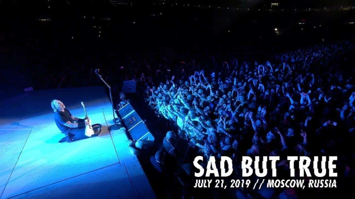Metallica publie une vidéo live de Sad But True à Moscou