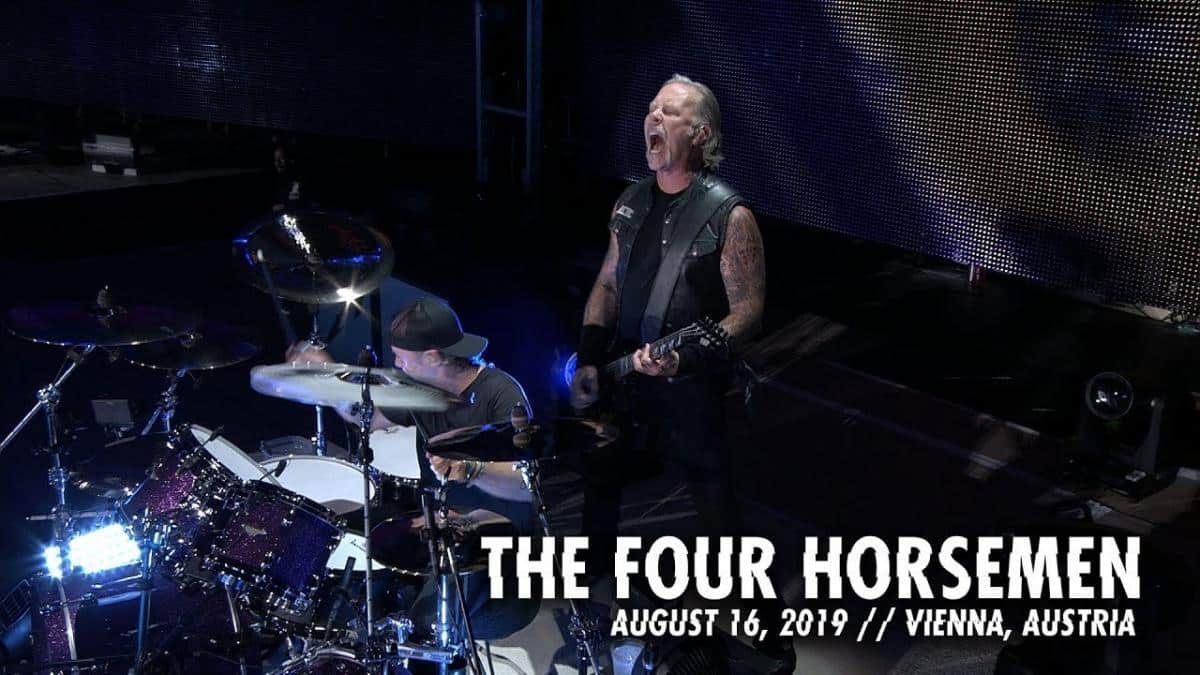 Metallica publie une vidéo live de The Four Horsemen à Vienne