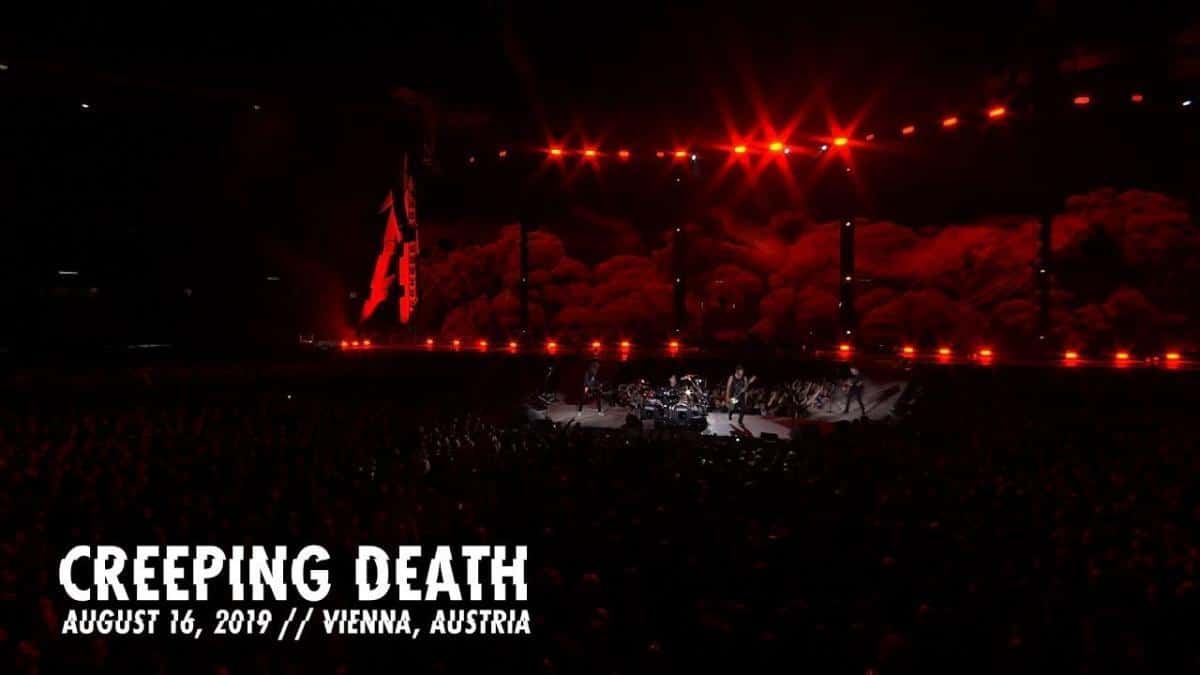 Metallica sort une vidéo live de Creeping Death à Vienne