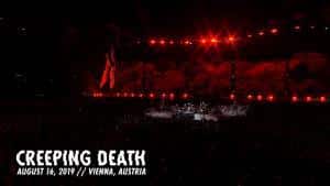 Metallica sort une vidéo live de Creeping Death à Vienne