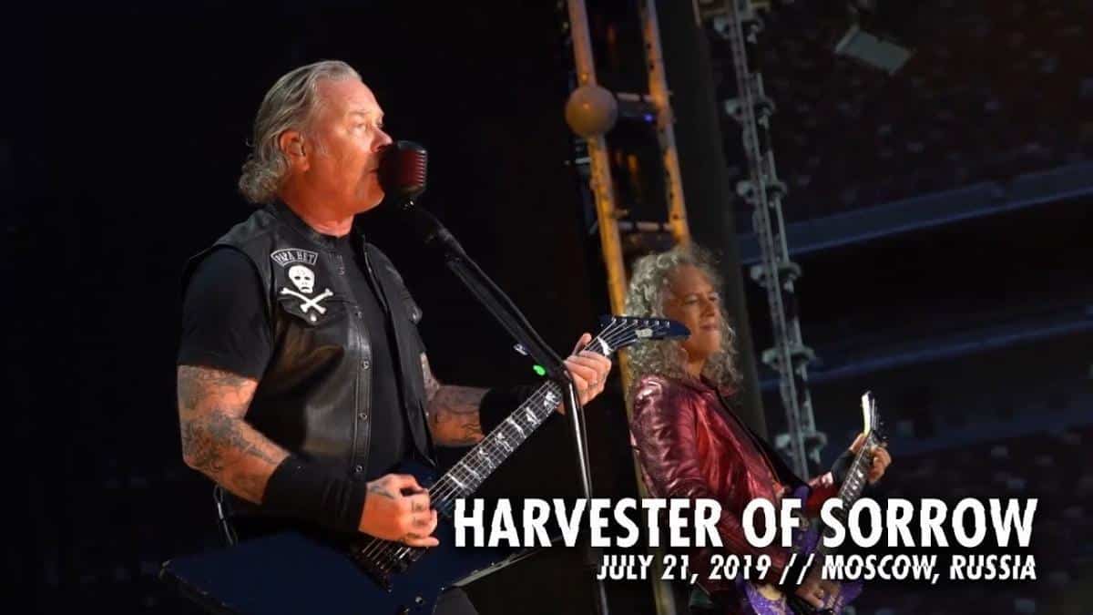 Metallica publie une vidéo live de Harvester Of Sorrow à Moscou