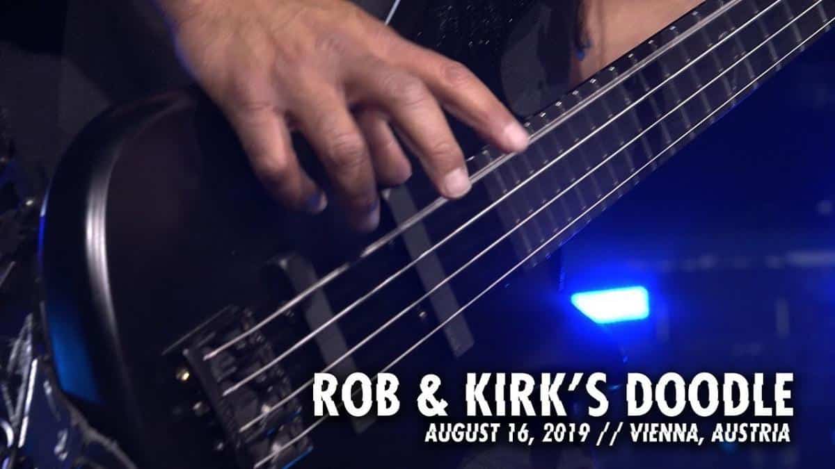 Metallica partage un nouveau doodle de Rob & Kirk à Vienne
