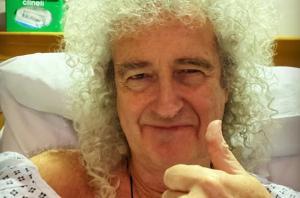 Brian May de Queen a subi une chirurgie à la jambe
