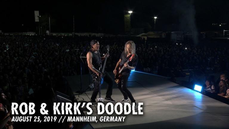 Metallica partage un nouveau doodle de Rob & Kirk à Mannheim