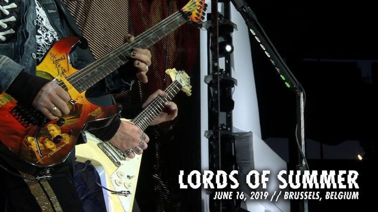 Metallica publie une vidéo live de Lords Of Summer à Bruxelles