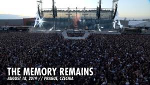 Metallica publie une vidéo live de The Memory Remains à Prague