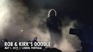 Metallica sort un nouveau doodle de Rob & Kirk à Lisbonne