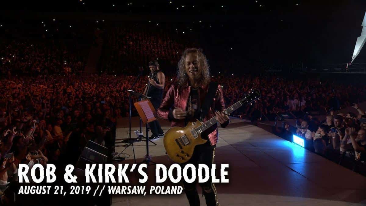 Metallica partage un nouveau doodle de Rob & Kirk à Varsovie