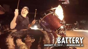 Metallica publie une vidéo live de Battery à Birmingham