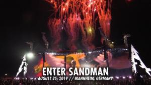Metallica sort une vidéo live de Enter Sandman à Mannheim
