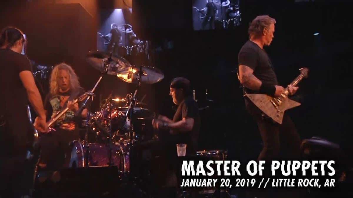 Metallica sort une vidéo live de Master Of Puppets à Little Rock