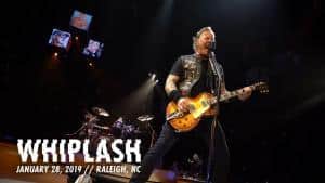Metallica sort une vidéo live de Whiplash à Raleigh