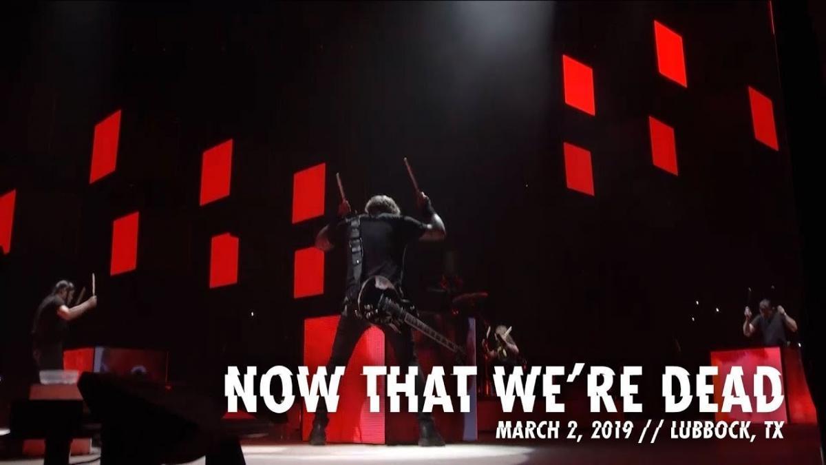 Metallica sort une vidéo live de Now That We&rsquo;re Dead à Lubbock