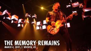 Metallica publie une vidéo live de The Memory Remains à Wichita