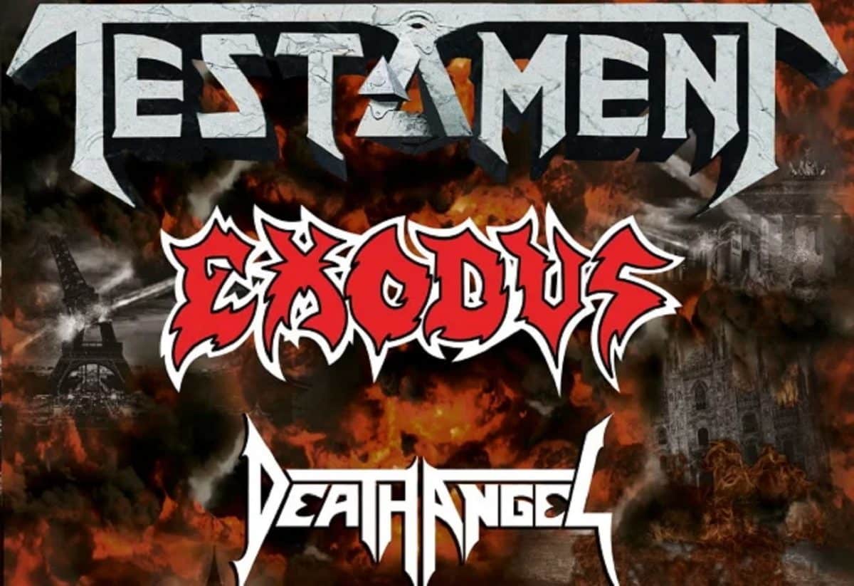 L&rsquo;épidémie de coronavirus en Italie a entraîné l&rsquo;annulation du concert de Testament, Exodus et Death Angel