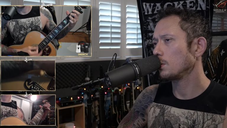 Matt Heafy de Trivium partage une reprise acoustique de Machine Head