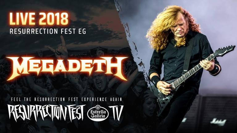 Regardez Megadeth jouer Symphony of Destruction au Resurrection Fest 2018
