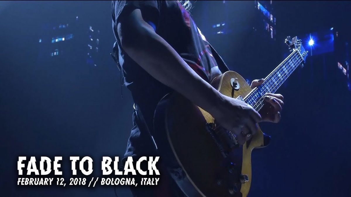 Metallica sort une vidéo live de Fade To Black à Bologne
