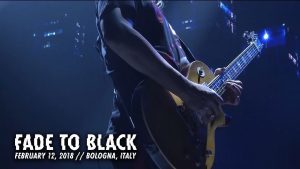 Metallica sort une vidéo live de Fade To Black à Bologne
