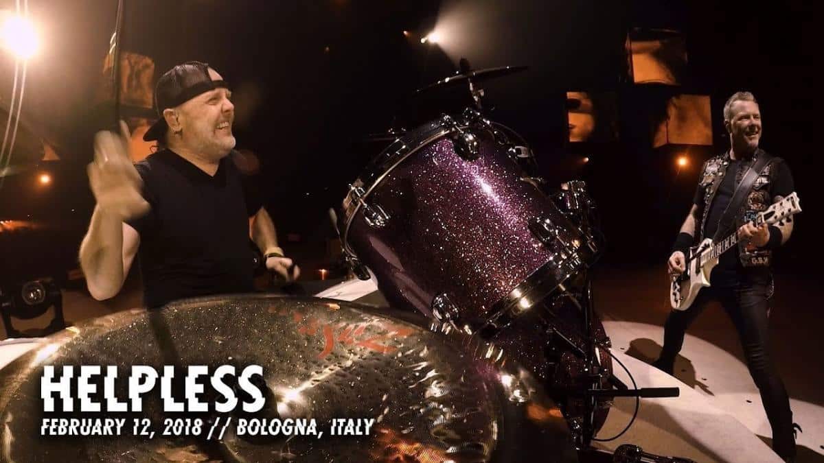 Metallica publie une vidéo live de Helpless à Bologne