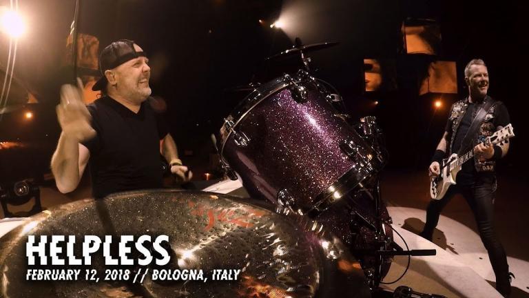 Metallica publie une vidéo live de Helpless à Bologne
