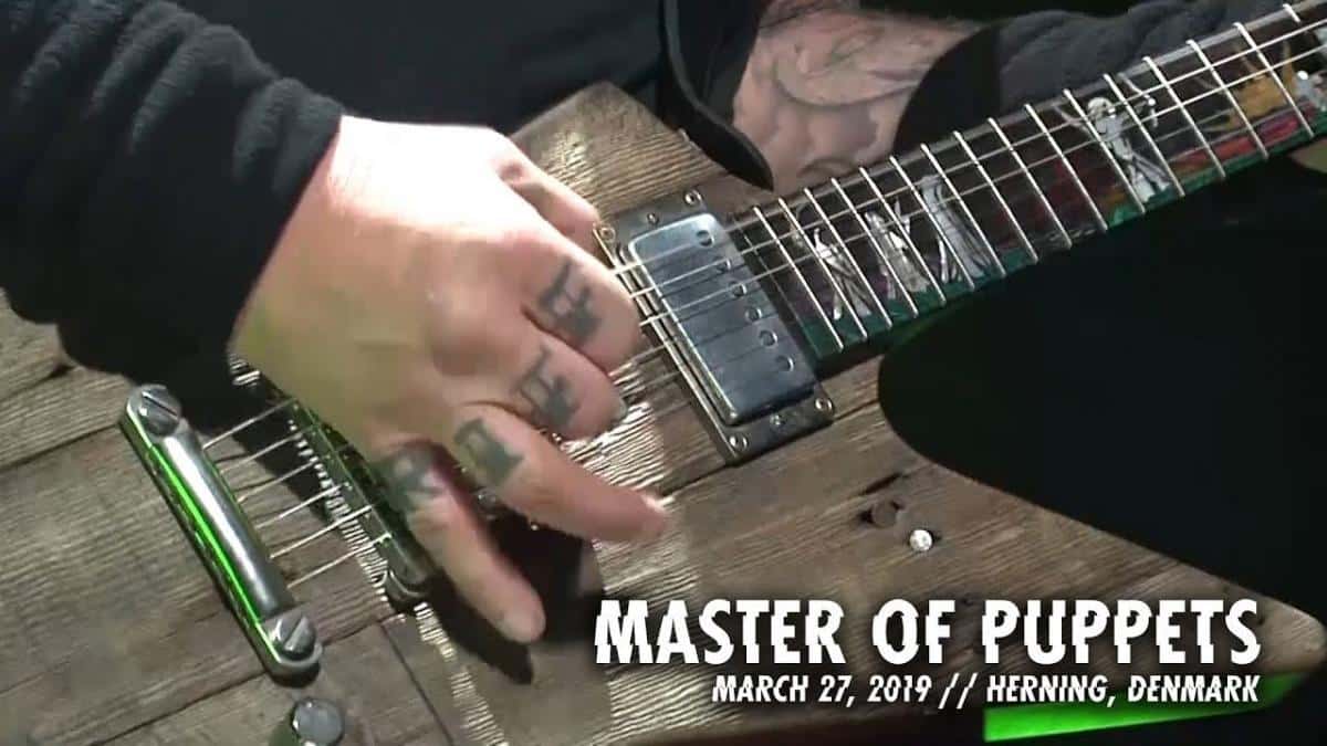 Metallica publie une vidéo live de Master Of Puppets à Herning