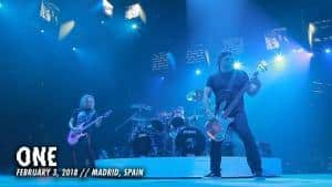 Metallica sort une vidéo live de One à Madrid