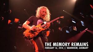 Metallica sort une vidéo live de The Memory Remains à Mannheim