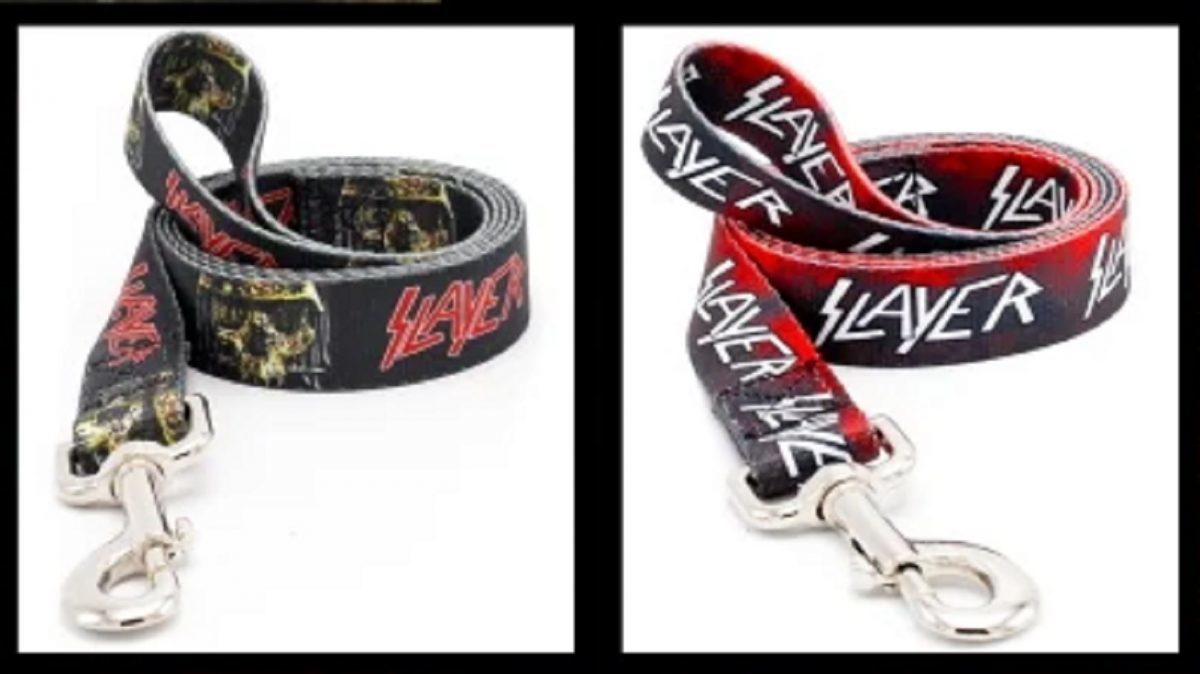 Des colliers pour chiens Slayer, Motörhead et Mötley Crüe sont désormais disponibles