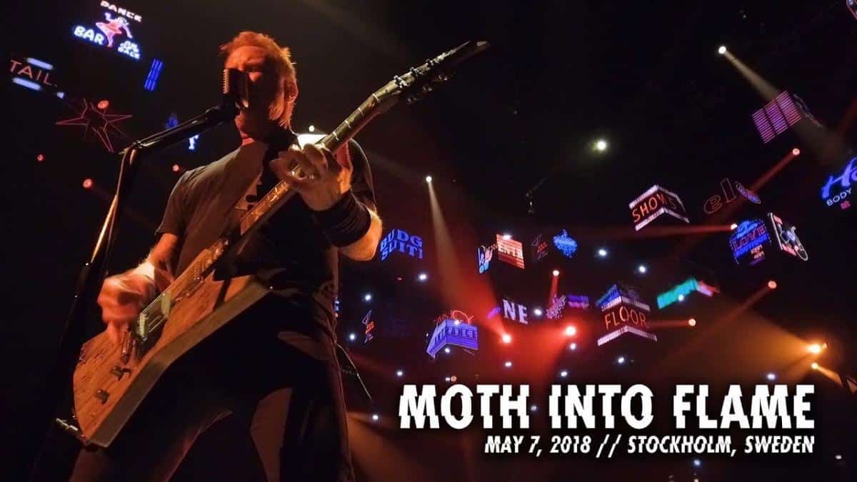 Metallica publie une vidéo live de Moth Into Flame à Stockholm