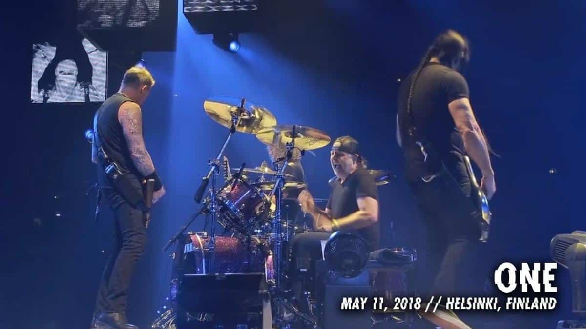 Metallica sort une vidéo live de One à Helsinki