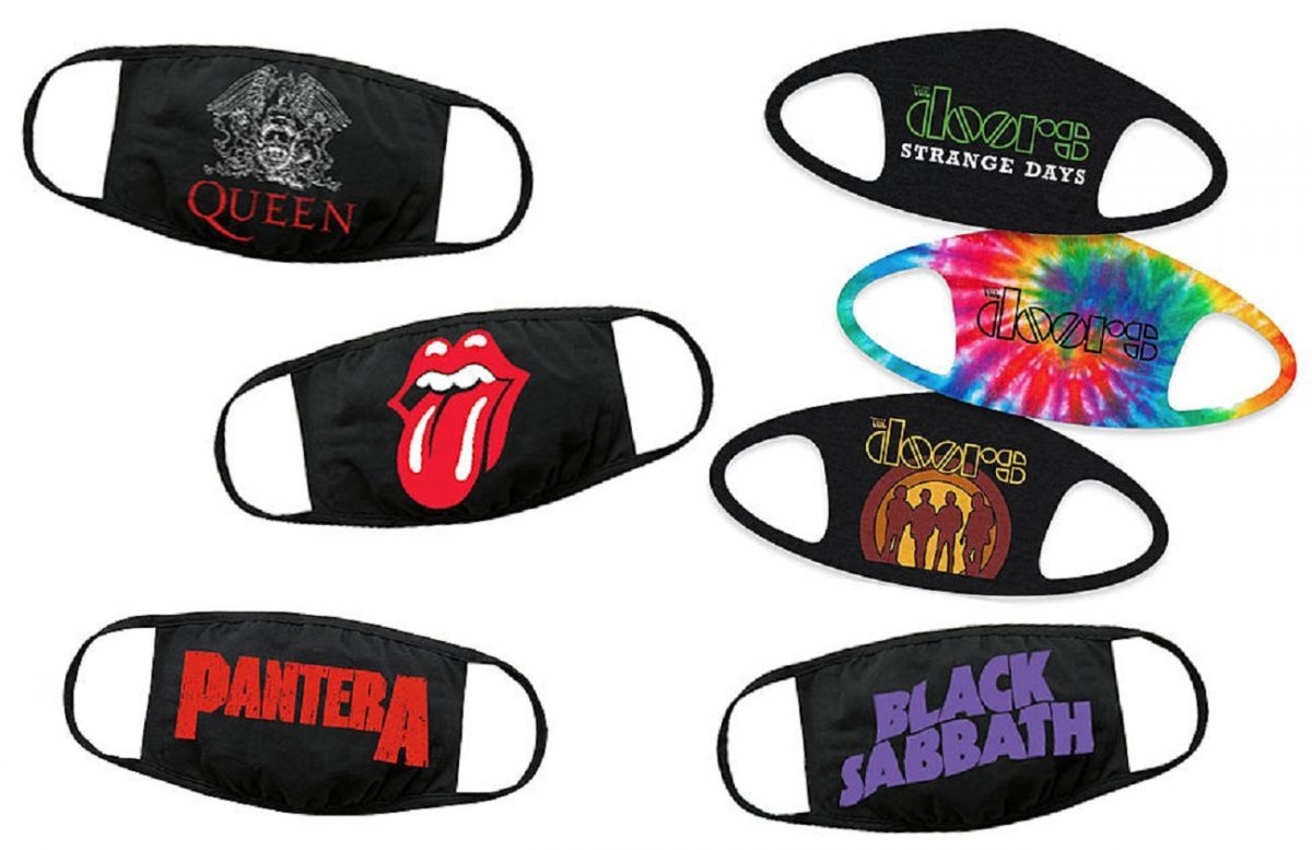 Plusieurs groupes Metal & Rock se mettent à vendre des masques pour des œuvres de charité