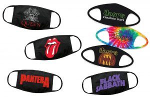 Plusieurs groupes Metal & Rock se mettent à vendre des masques pour des œuvres de charité